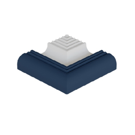 Bianco A. External Corner – White Pool Tile Corner