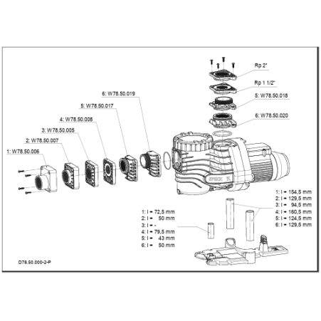 BADU EasyFit 15 – 1~ 230 V 50Hz High-Performance Swimming Pool Pump