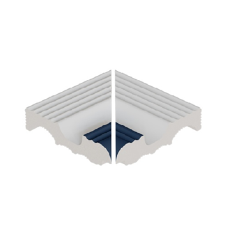 Bianco A. Internal Corner – White Pool Tile Corner