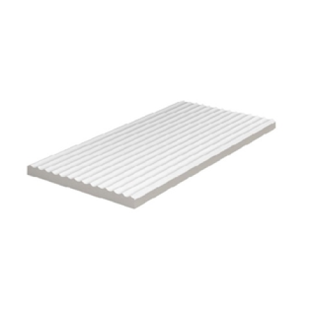 Blanco Anti-Slip Estriada – Grooved Bullnose Pool Tile