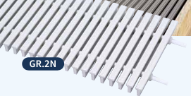 Perpendicular Pool Grating – 22 mm Height, 150–195 mm Width – Rigid with 2 Resin Reinforcement Bars