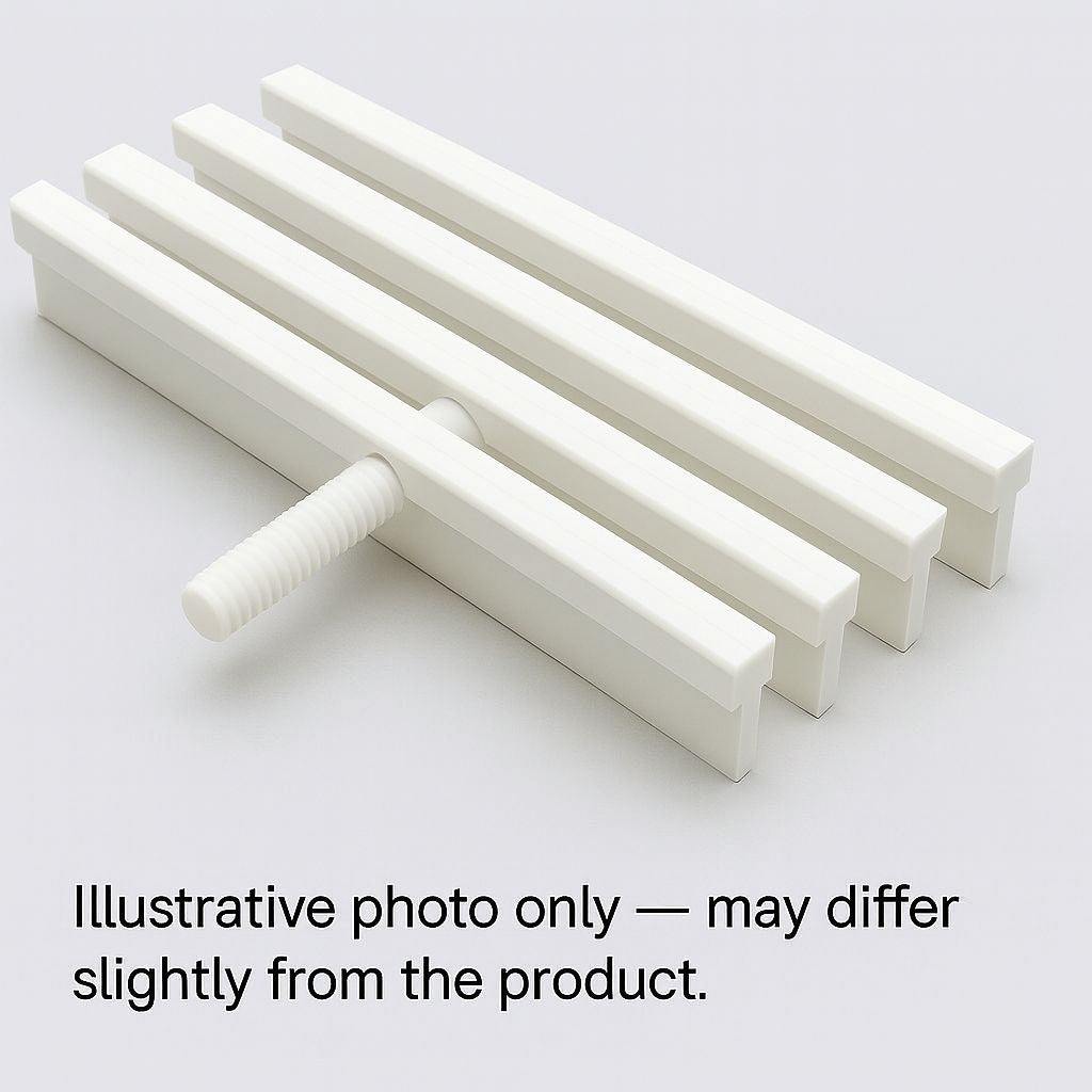 Perpendicular Grating – 22 mm Height, 150–195 mm Width – Bendable with Central Resin Bar