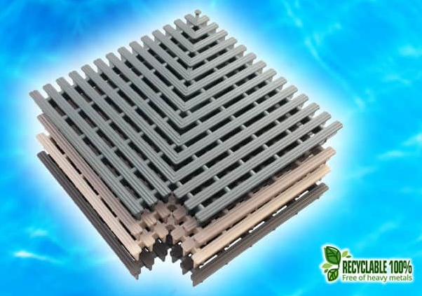 Perpendicular Grating Corners – 22 mm Height, 0–182 mm Width